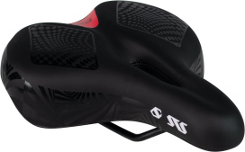 Седло STS 814BF 265x190мм Black-Red